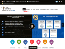 Tablet Screenshot of codingbrains.com